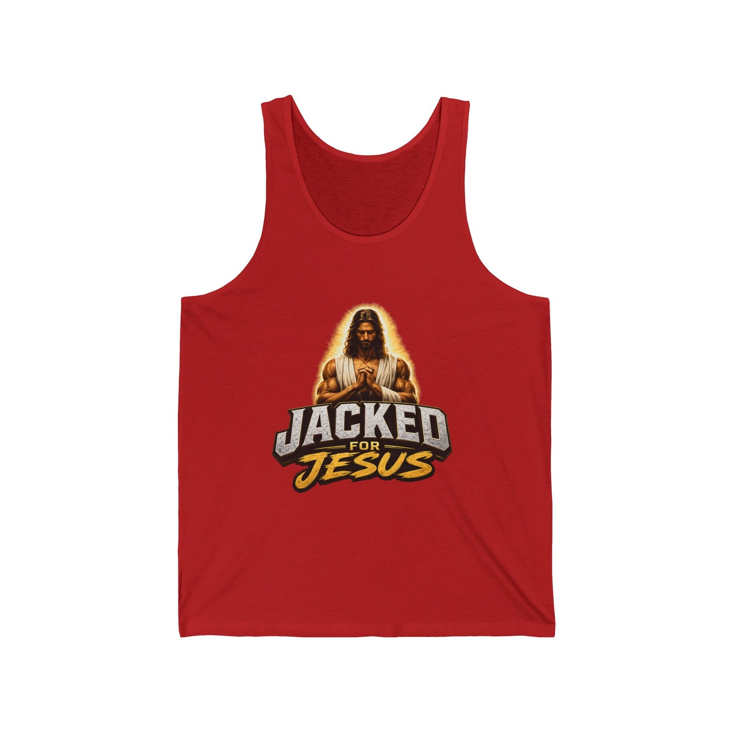 Jacked for Jesus Tank Top — Christian Gym Workout Tank