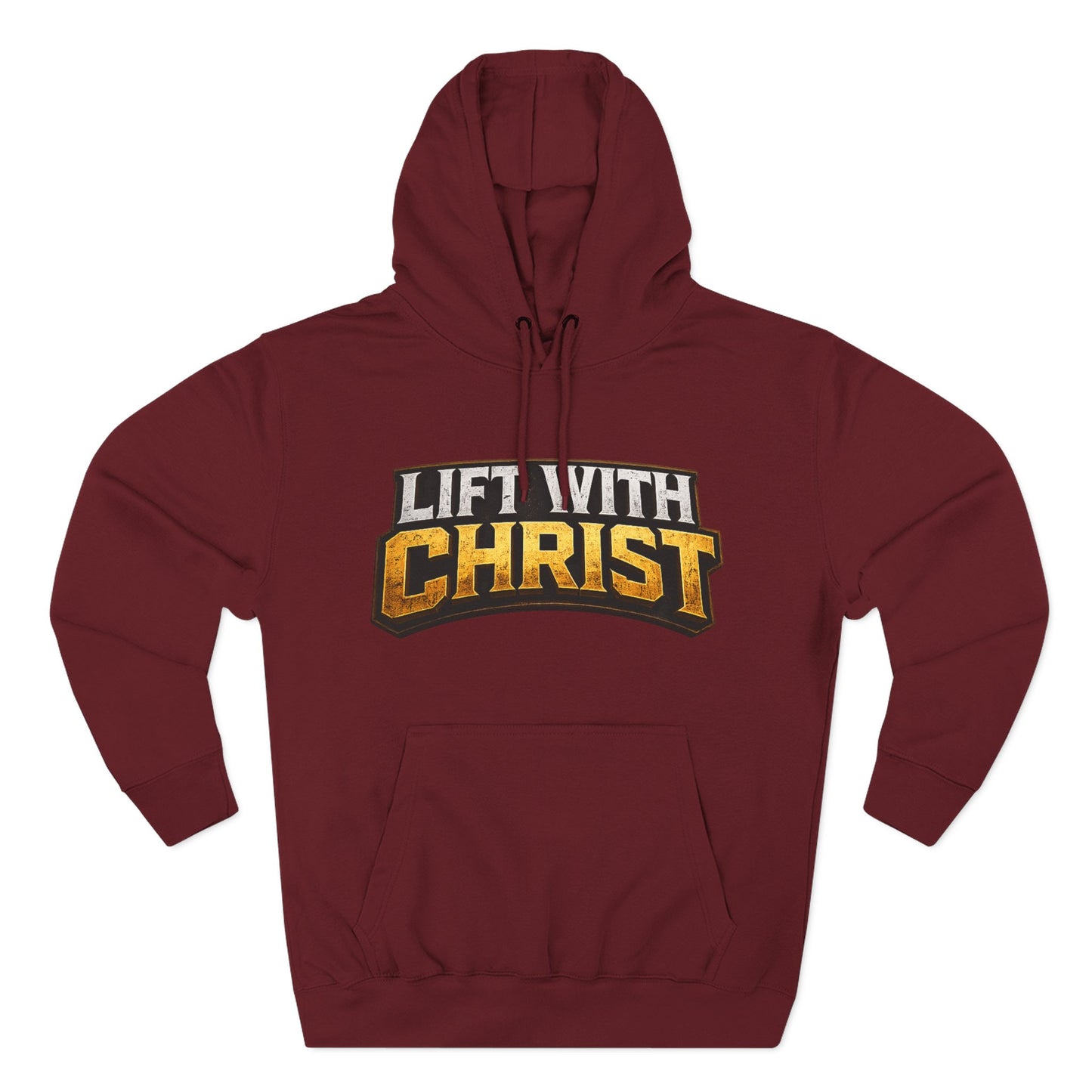 Lift With Christ Hoodie — Christian Fitness Graphic Hoodie