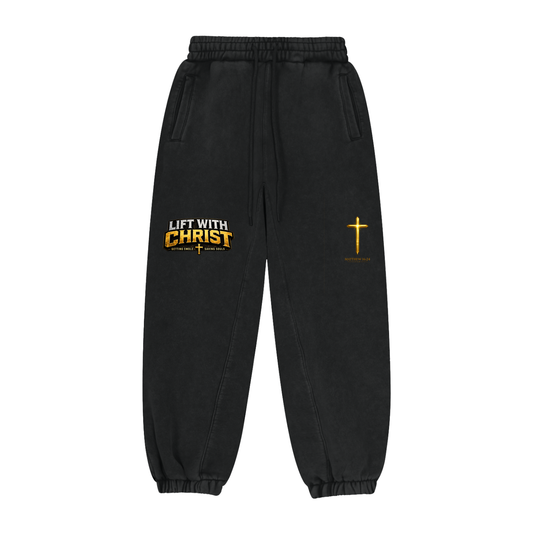 Lift With Christ Fleeced Jogger Sweatpants