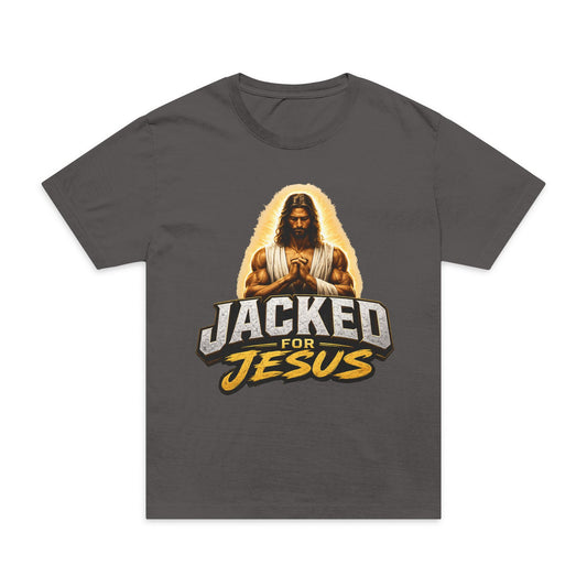 Jacked for Jesus T‑Shirt — Christian Gym Faith Tee