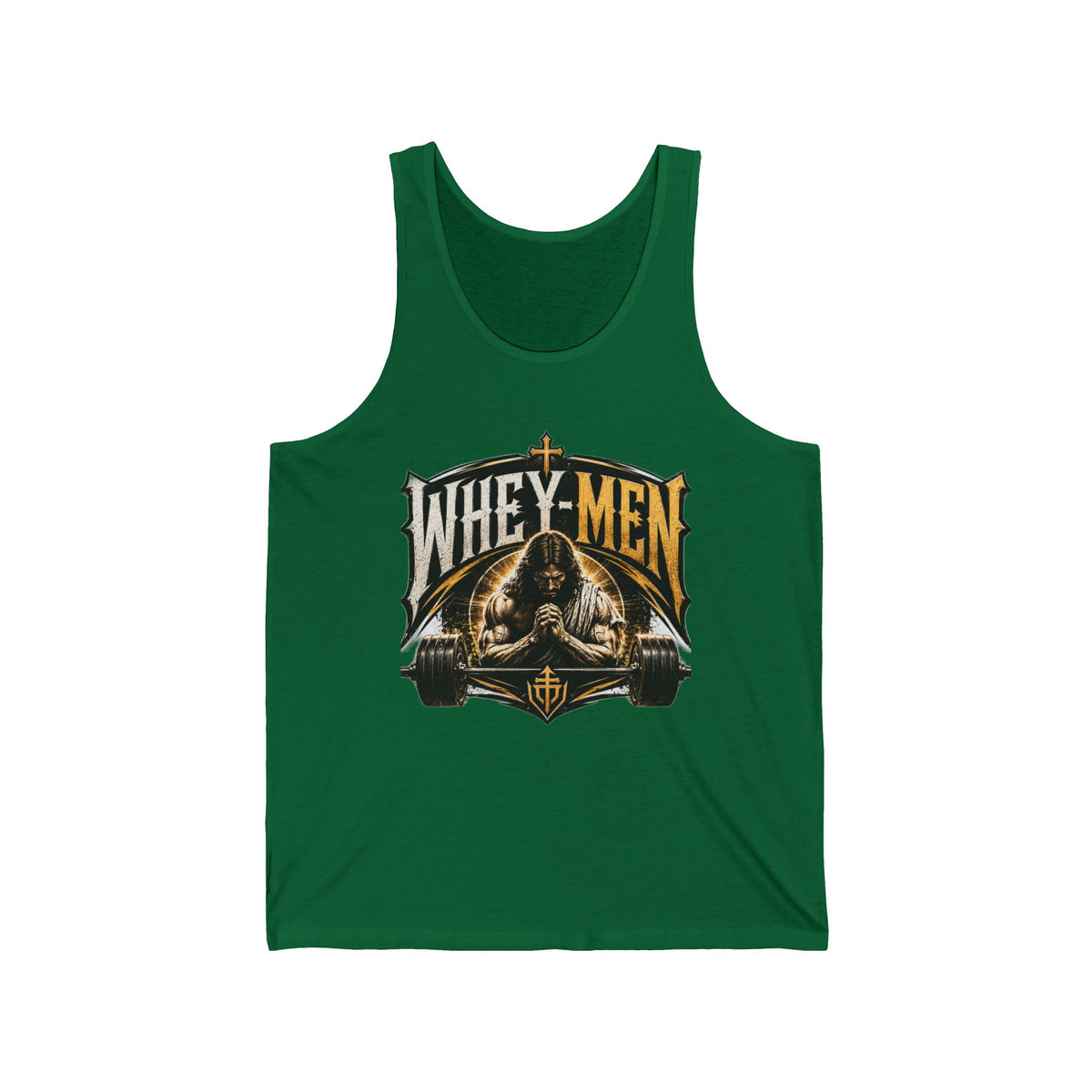 Whey-Men Gym Tank Top – Vintage Fitness Protein Humor Tank