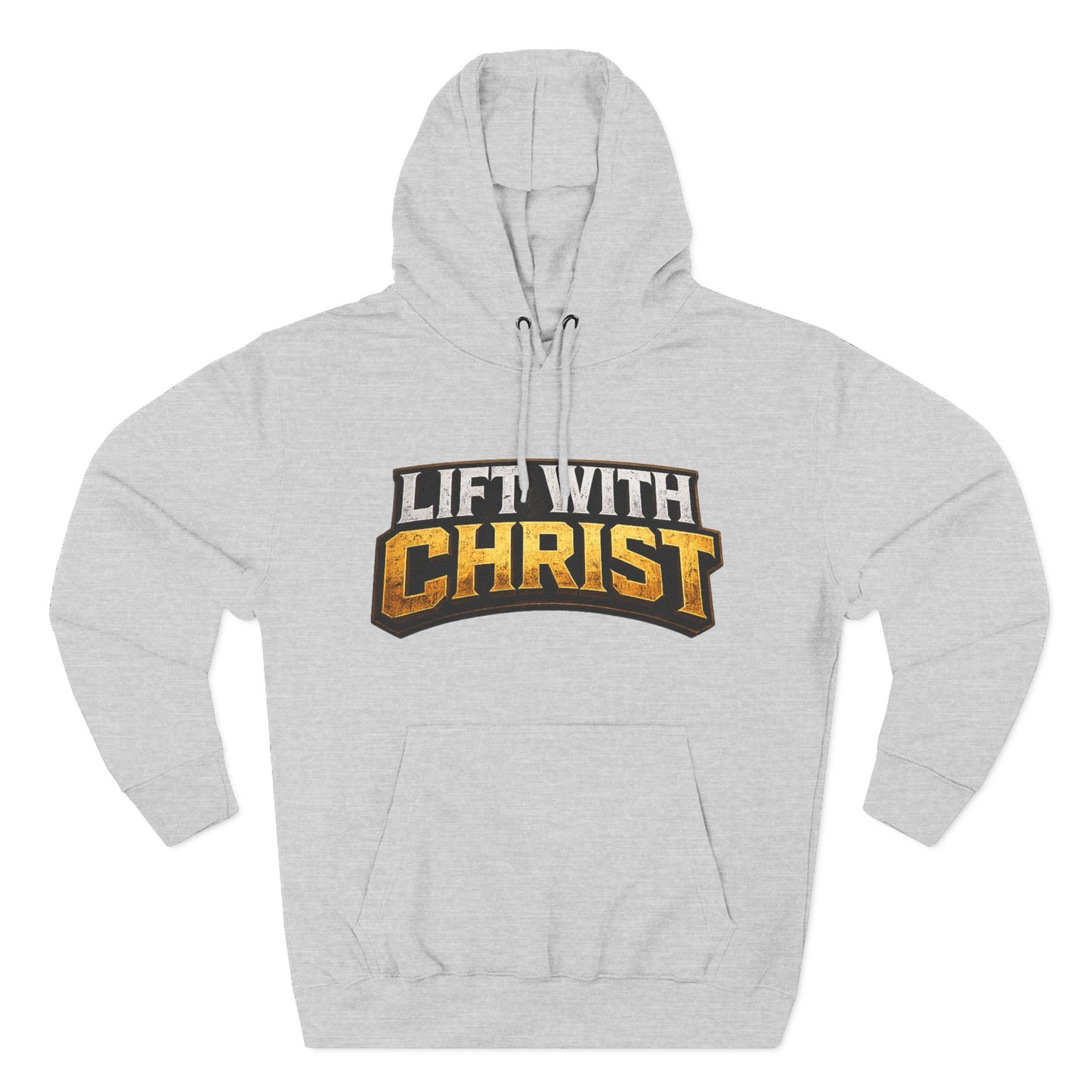 Lift With Christ Hoodie — Christian Fitness Graphic Hoodie