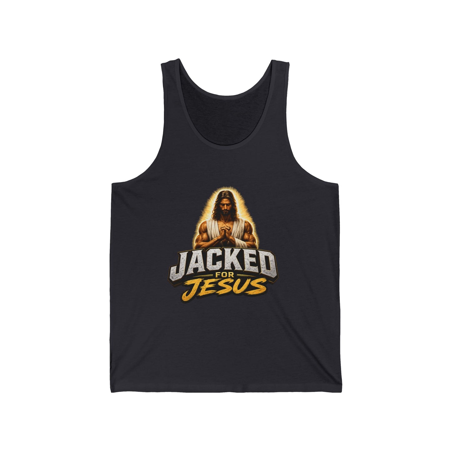 Jacked for Jesus Tank Top — Christian Gym Workout Tank