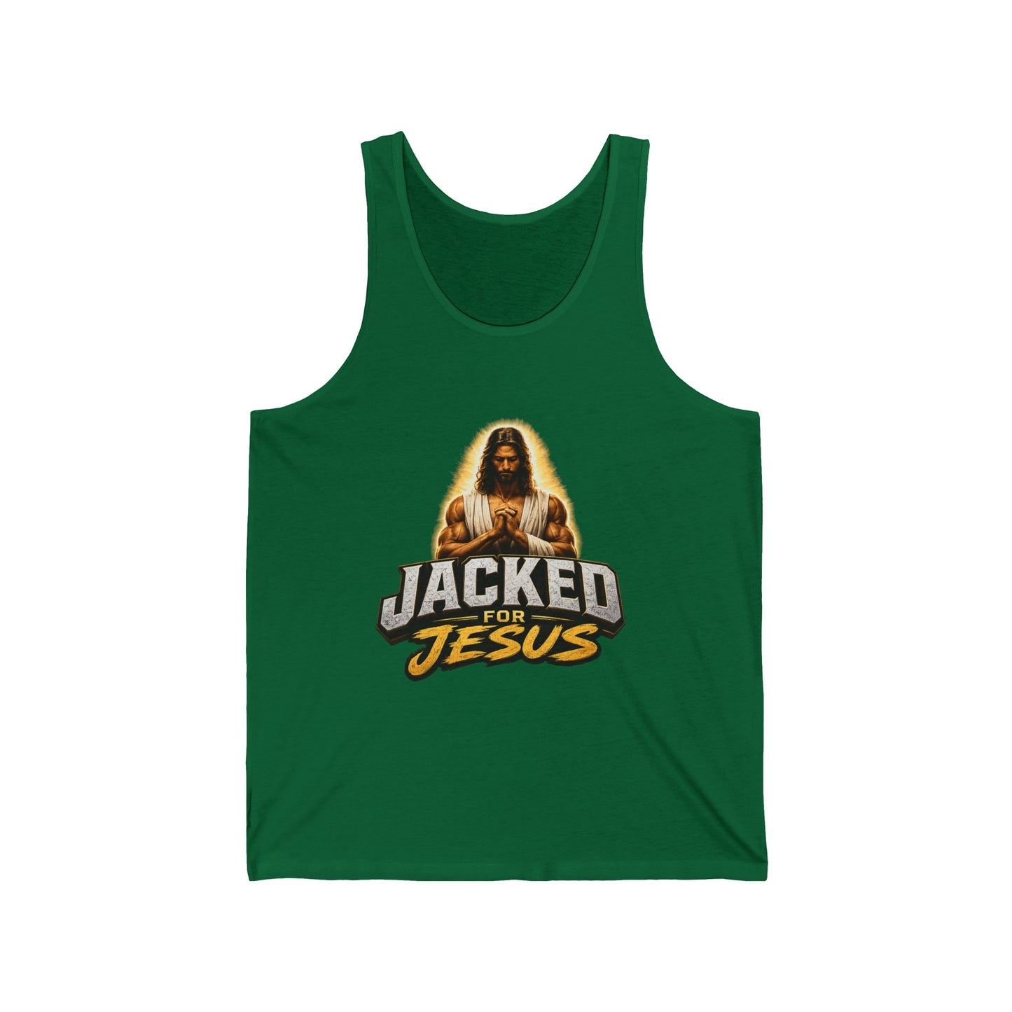 Jacked for Jesus Tank Top — Christian Gym Workout Tank