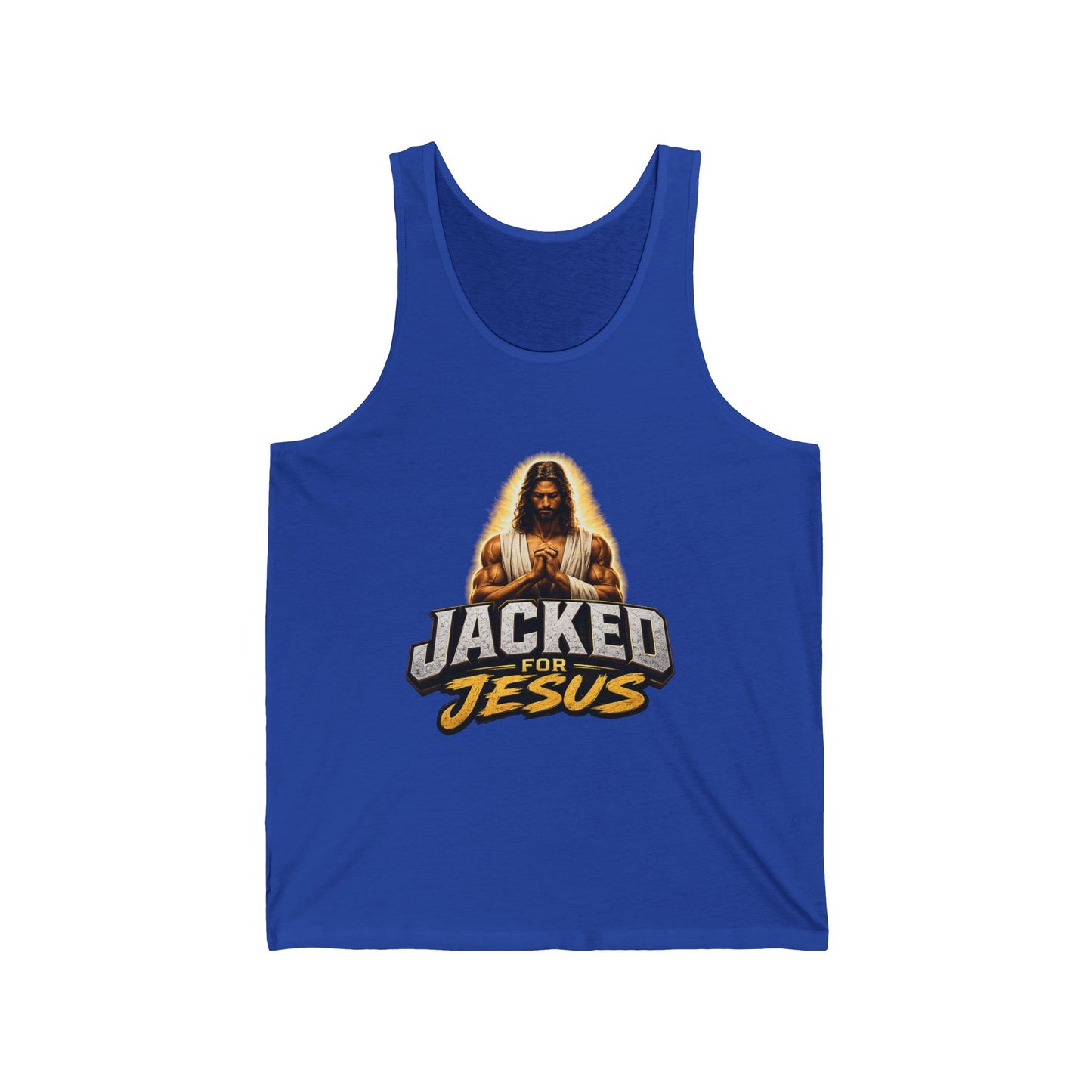 Jacked for Jesus Tank Top — Christian Gym Workout Tank