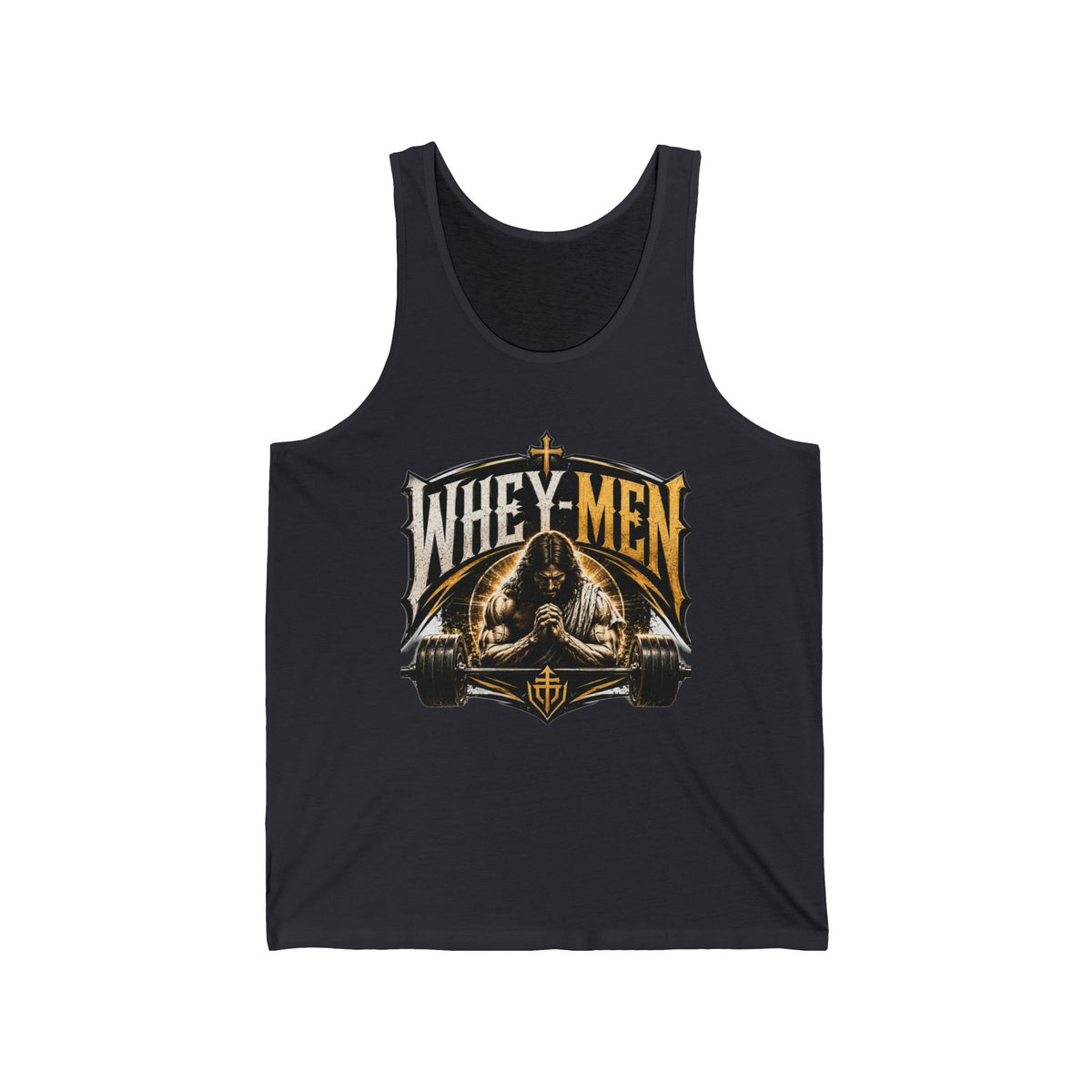 Whey-Men Gym Tank Top – Vintage Fitness Protein Humor Tank