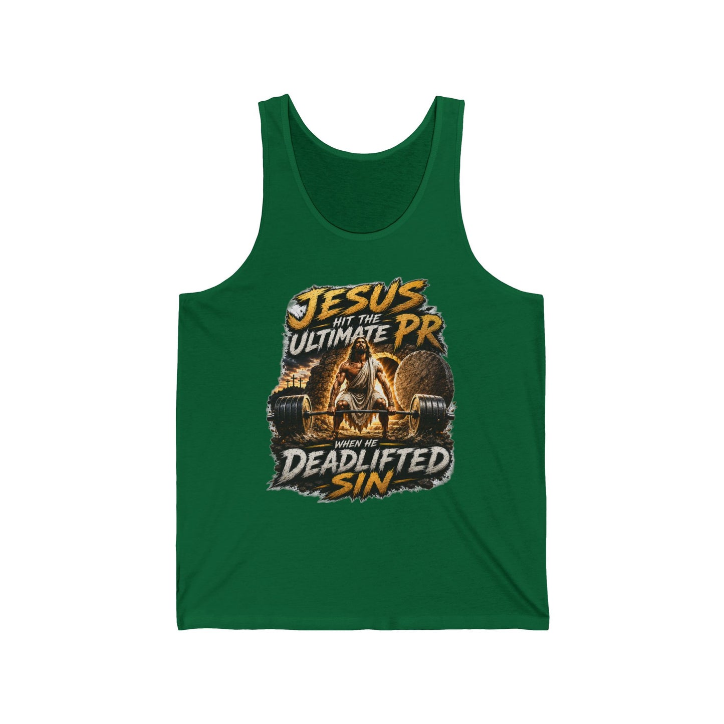 Jesus Deadlifted Sin Tank Top