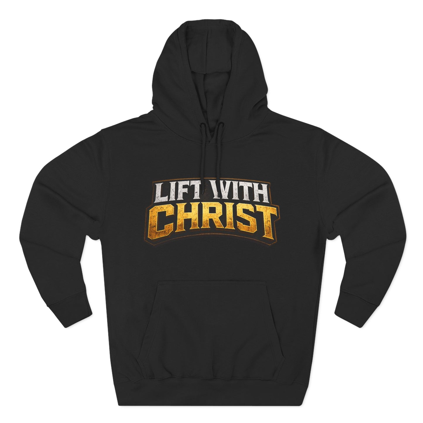 Lift With Christ Hoodie — Christian Fitness Graphic Hoodie