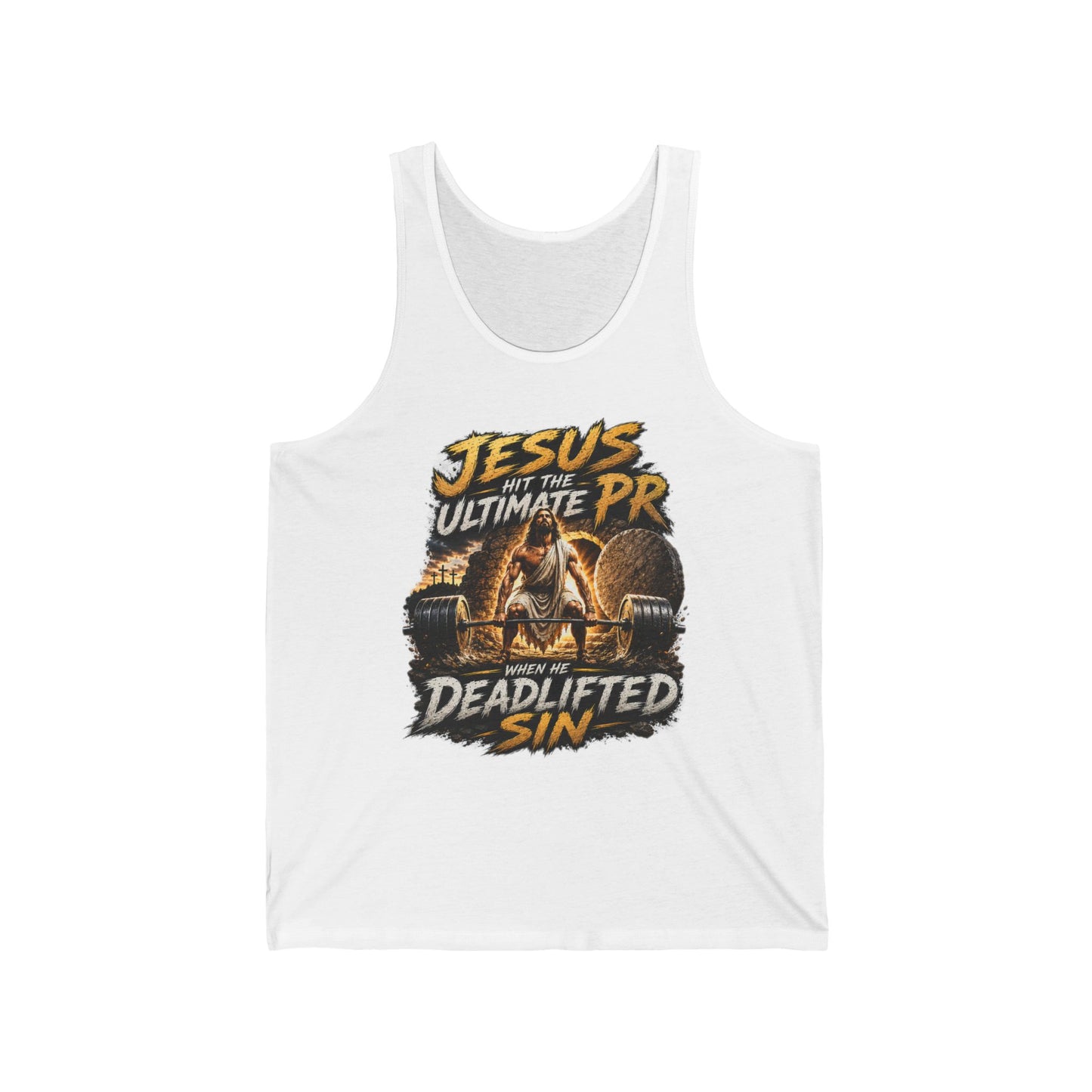 Jesus Deadlifted Sin Tank Top