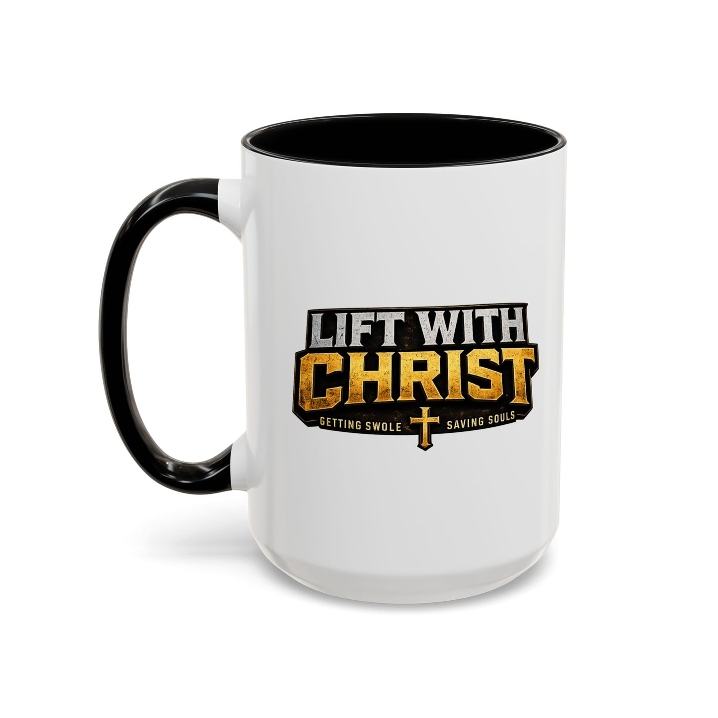 Lift With Christ Accent Coffee Mug (11, 15oz)