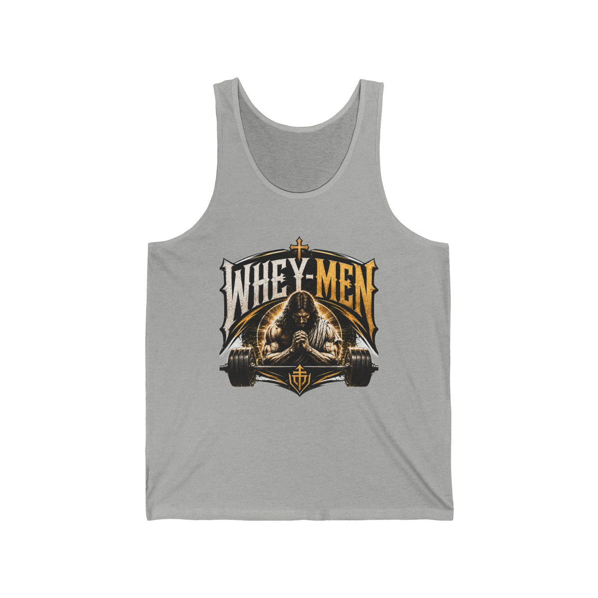 Whey-Men Gym Tank Top – Vintage Fitness Protein Humor Tank