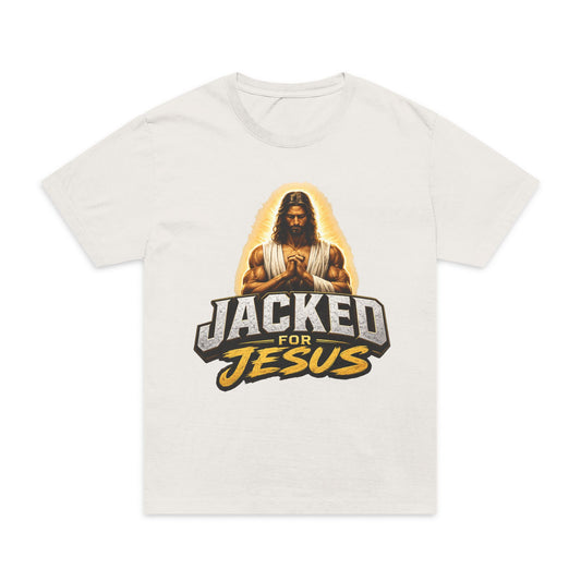 Jacked for Jesus T‑Shirt — Christian Gym Faith Tee
