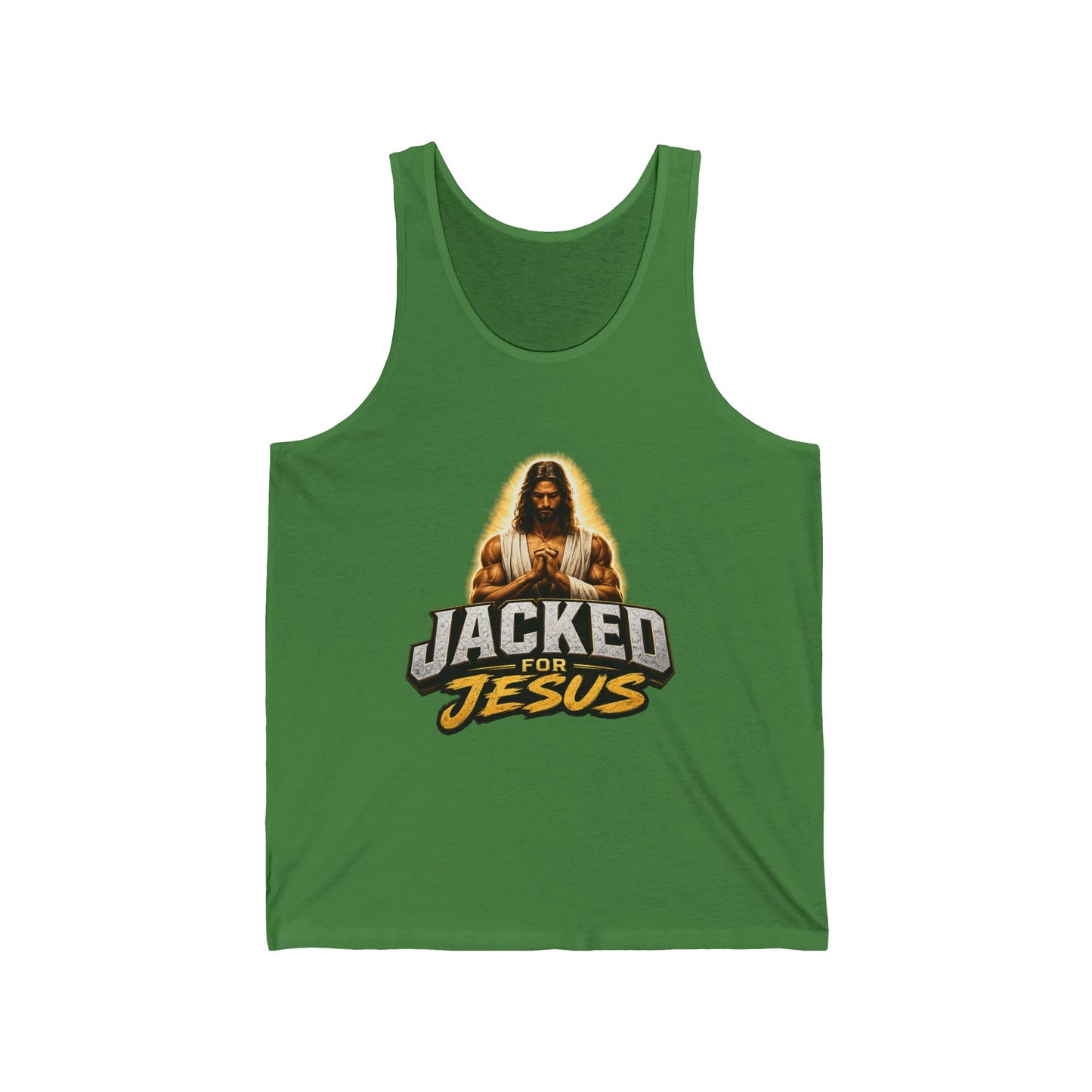 Jacked for Jesus Tank Top — Christian Gym Workout Tank