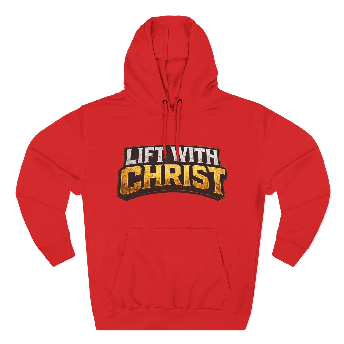 Lift With Christ Hoodie — Christian Fitness Graphic Hoodie