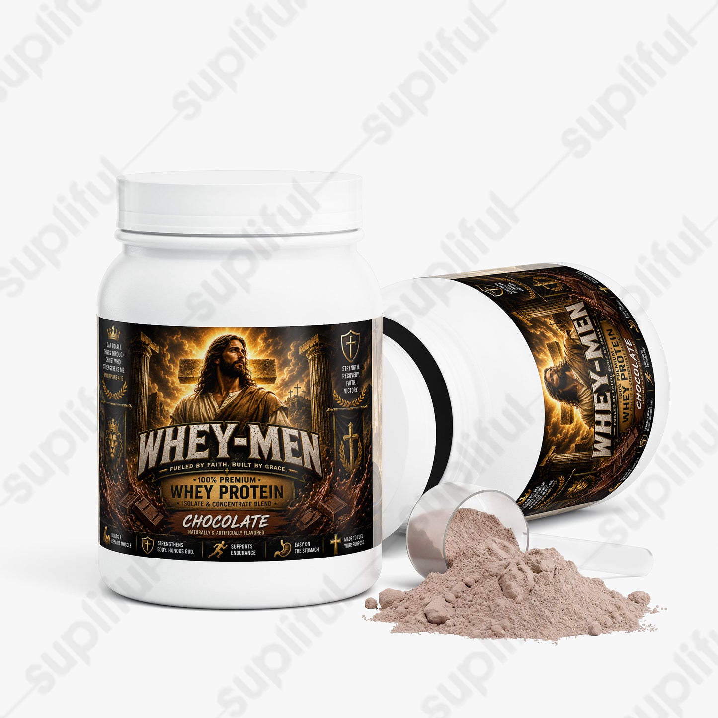 "Whey-Men" 100% Whey Protein Isolate (Chocolate)
