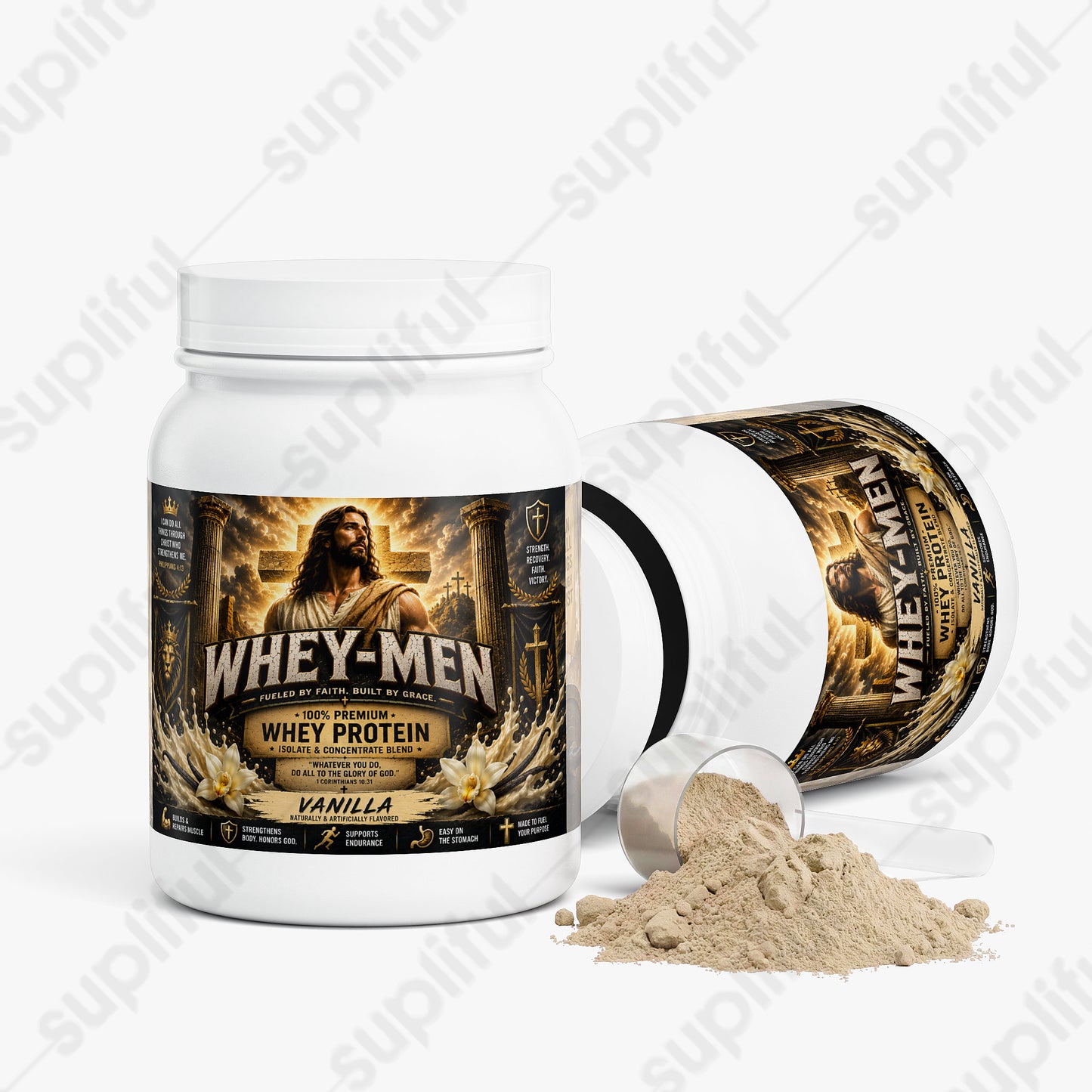 "Whey-Men" 100% Whey Protein Isolate (Vanilla)