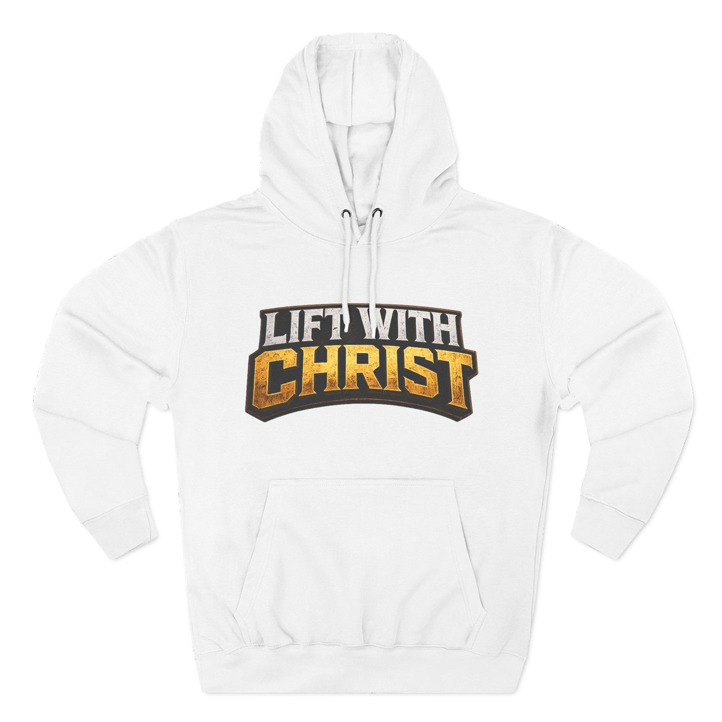 Lift With Christ Hoodie — Christian Fitness Graphic Hoodie