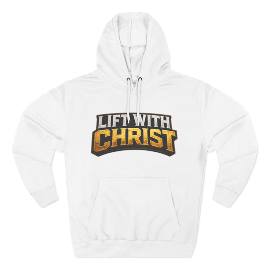 Lift With Christ Hoodie — Christian Fitness Graphic Hoodie