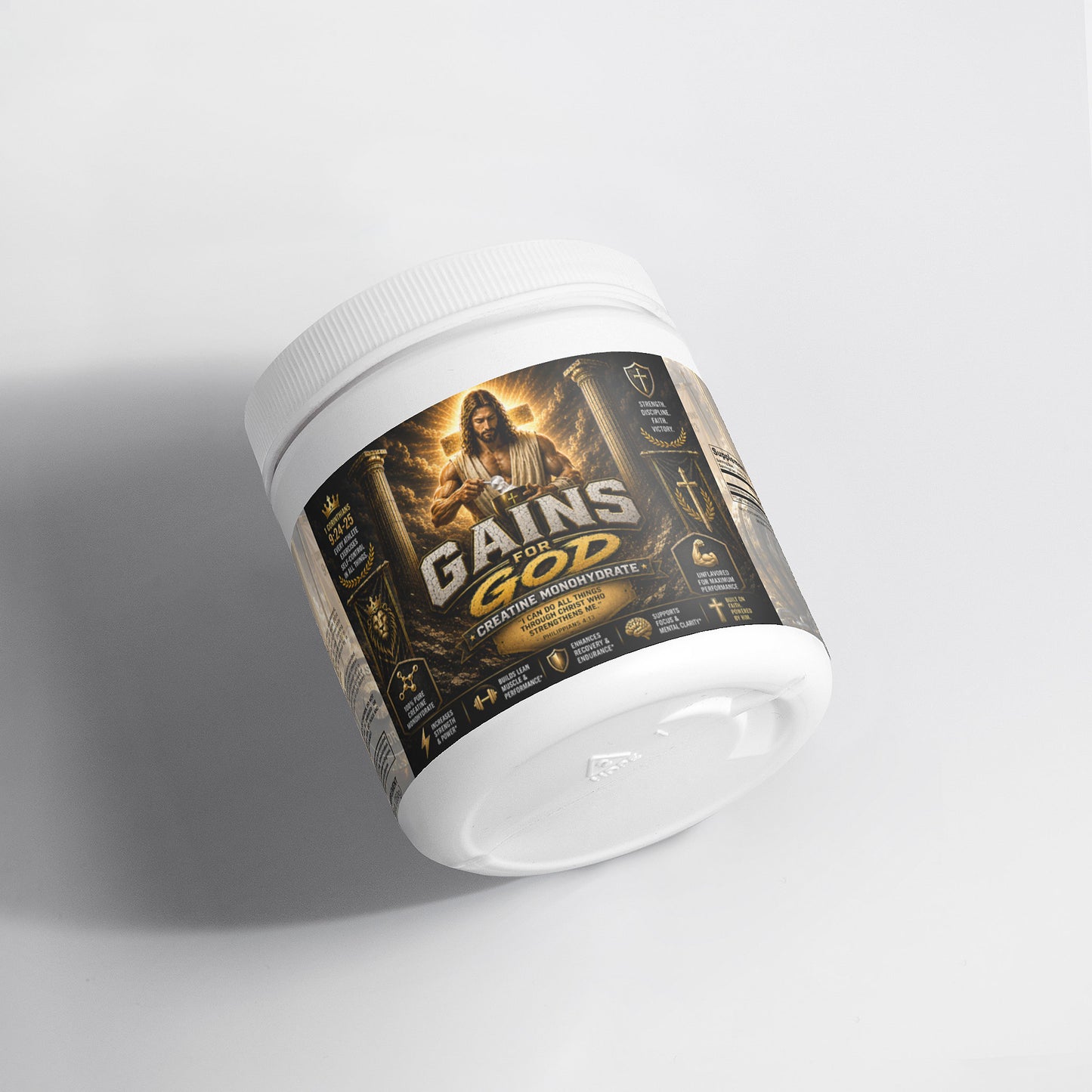 "Gains for God" Creatine Monohydrate