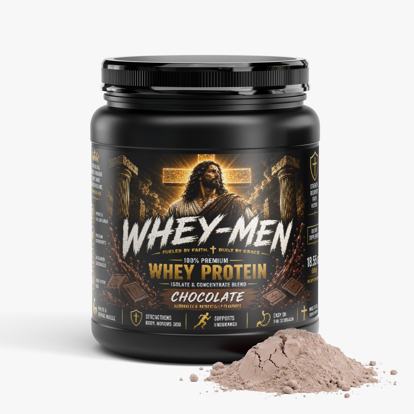 "Whey-Men" Performance Whey Protein Blend (Chocolate)