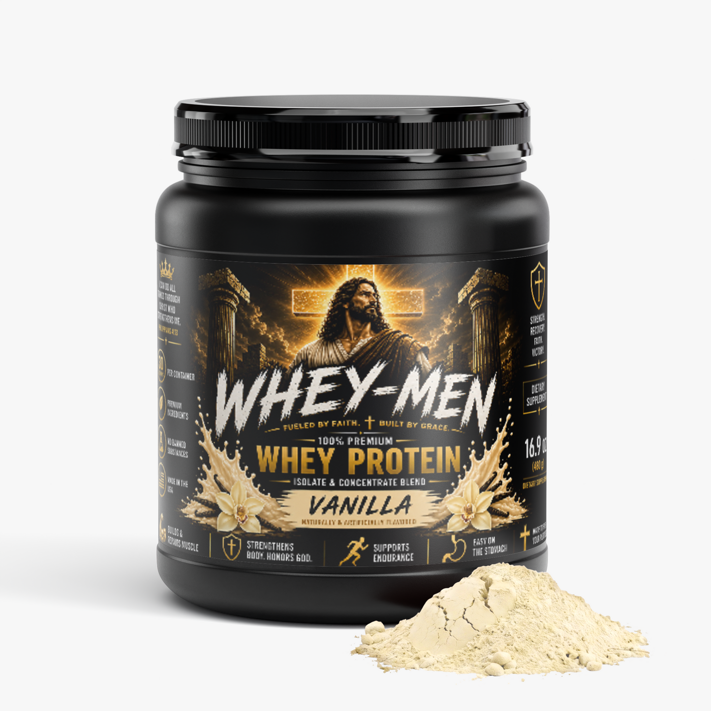 Whey-Men Performance Whey Protein Blend - 30 Scoops (Vanilla)