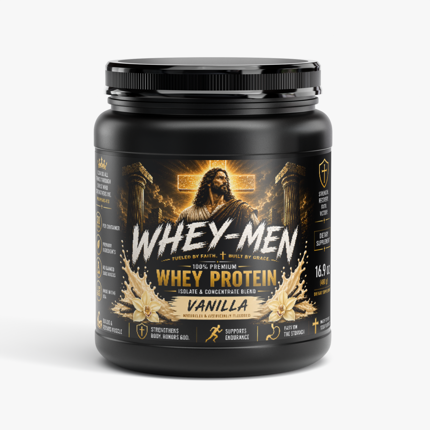 Whey-Men Performance Whey Protein Blend - 30 Scoops (Vanilla)