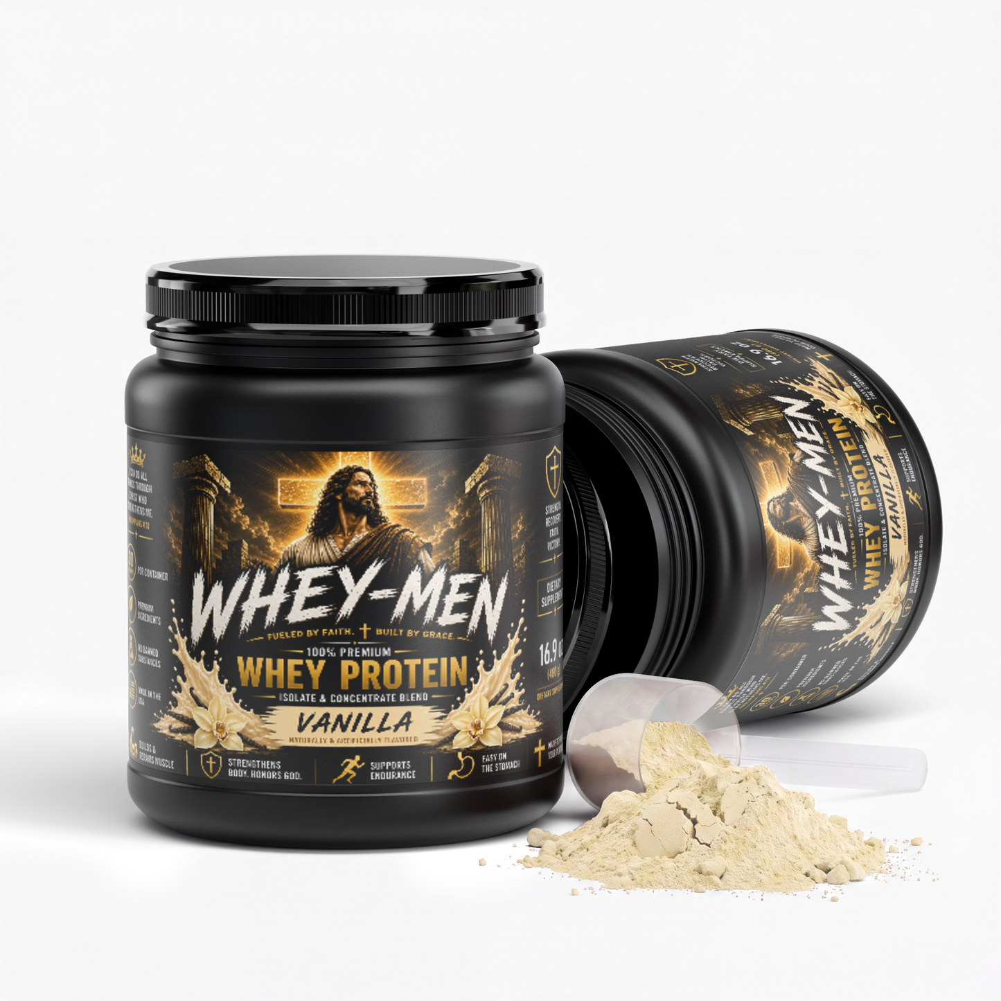 Whey-Men Performance Whey Protein Blend - 30 Scoops (Vanilla)