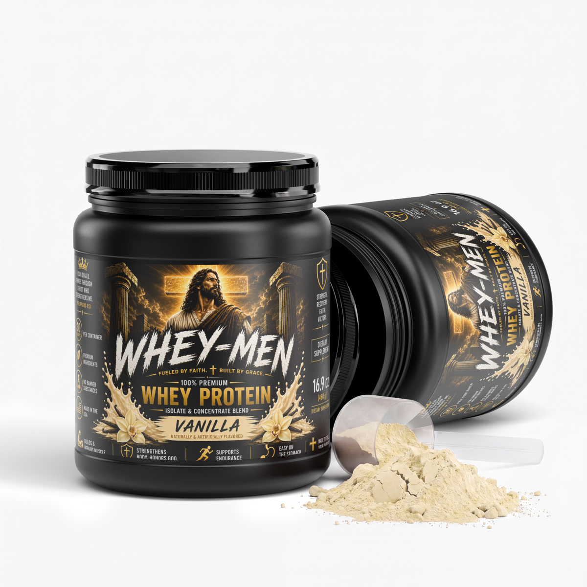 Whey-Men Performance Whey Protein Blend - 30 Scoops (Vanilla)