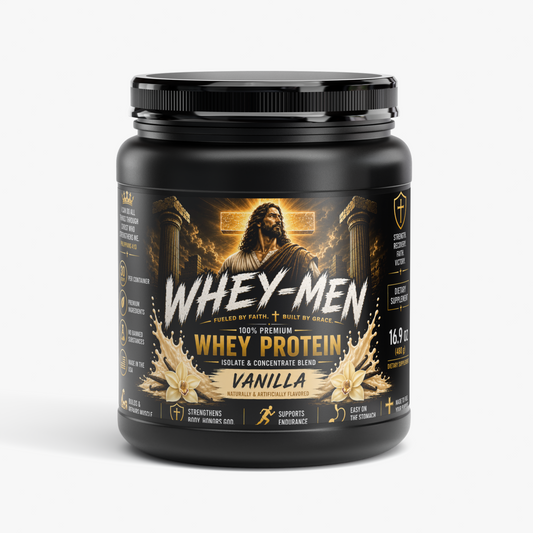 Whey-Men Performance Whey Protein Blend - 30 Scoops (Vanilla)