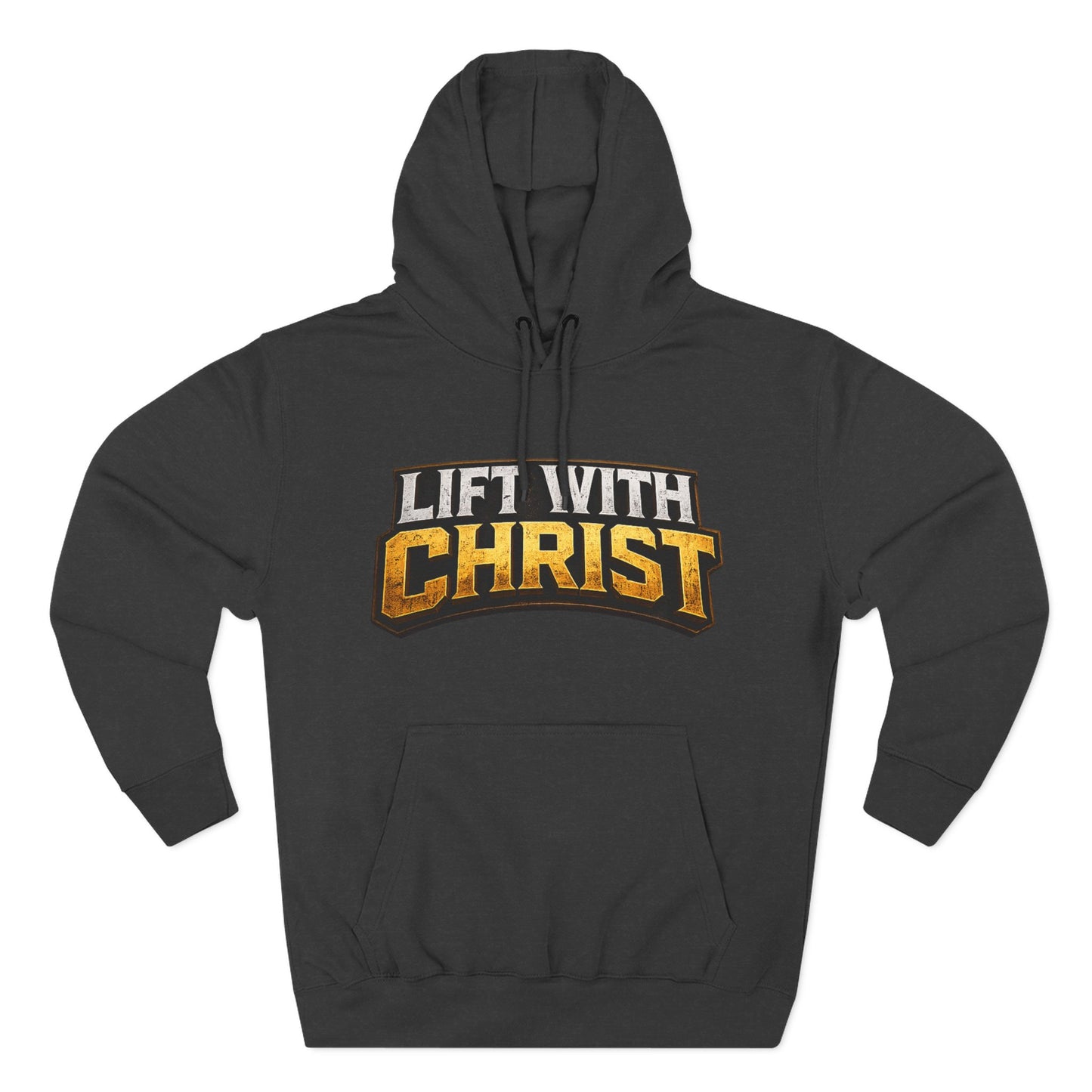 Lift With Christ Hoodie — Christian Fitness Graphic Hoodie