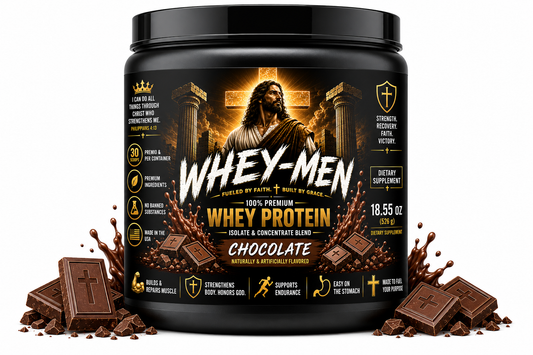 "Whey-Men" Performance Whey Protein Blend (Chocolate)