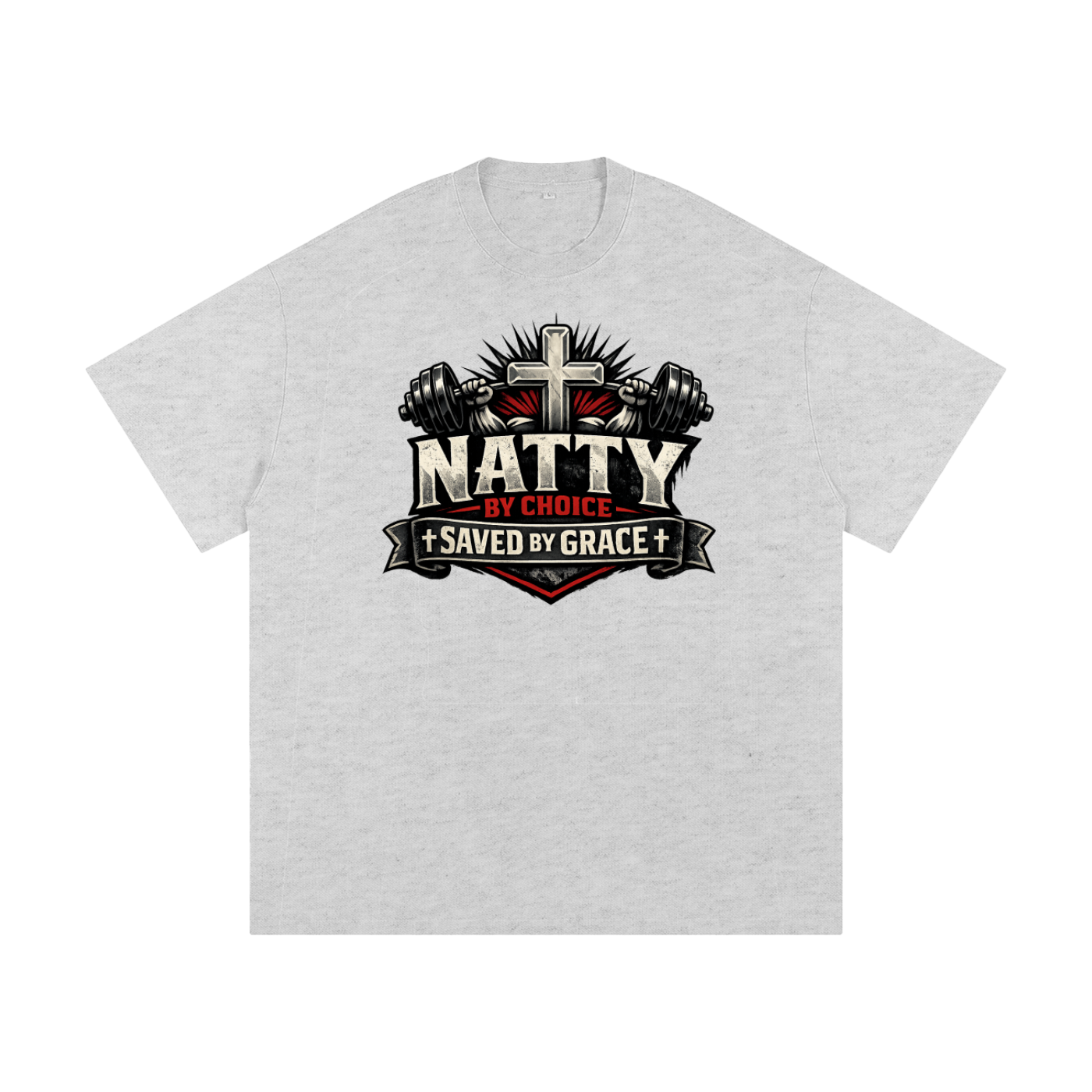 Natty by Choice - Saved by Grace Heavyweight Loose Fit T-Shirt