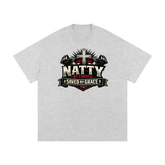 Natty by Choice - Saved by Grace Heavyweight Loose Fit T-Shirt