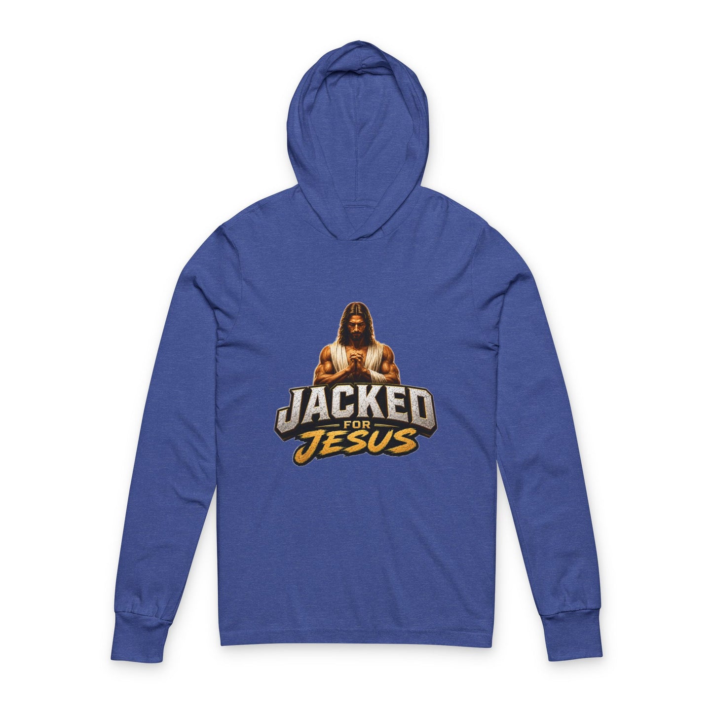 Jacked for Jesus Hooded Long Sleeve Tee
