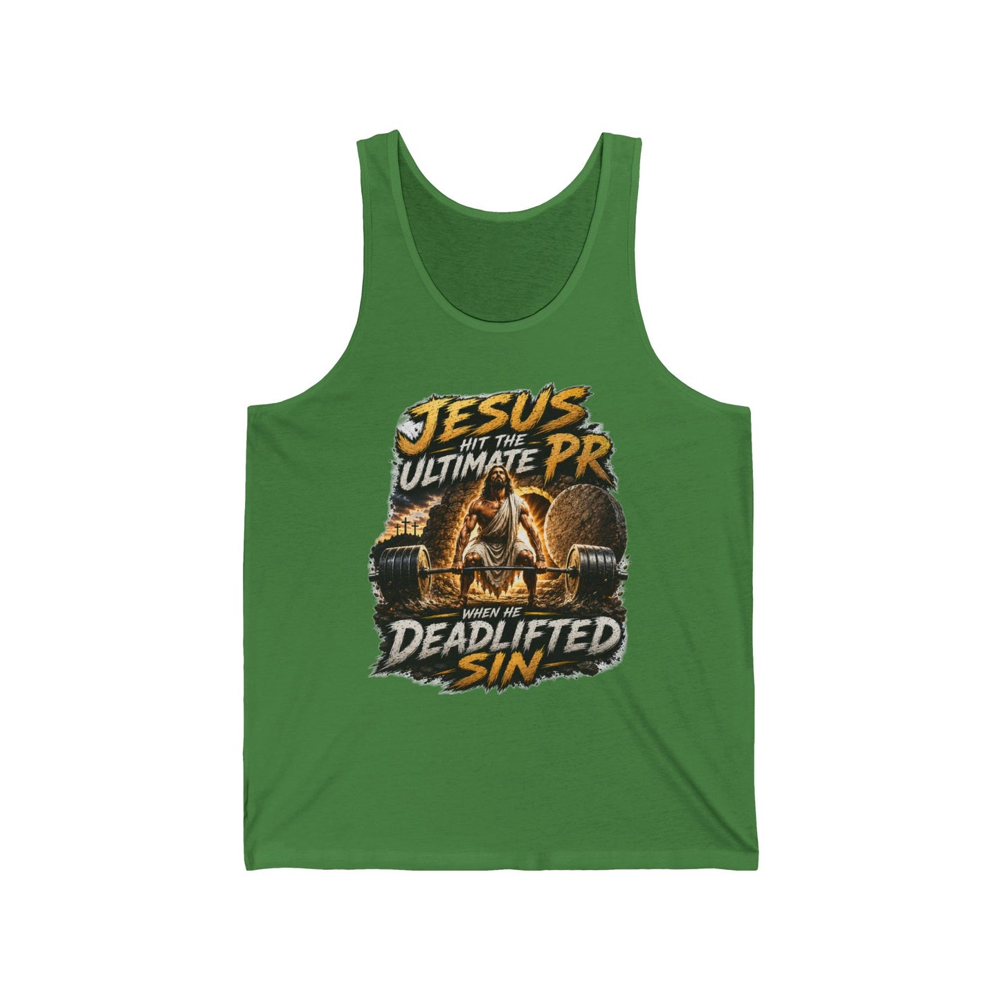 Jesus Deadlifted Sin Tank Top