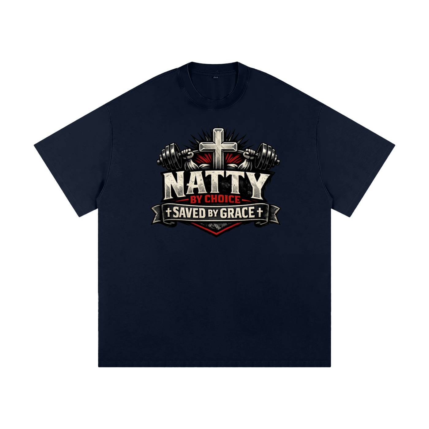 Natty by Choice - Saved by Grace Heavyweight Loose Fit T-Shirt
