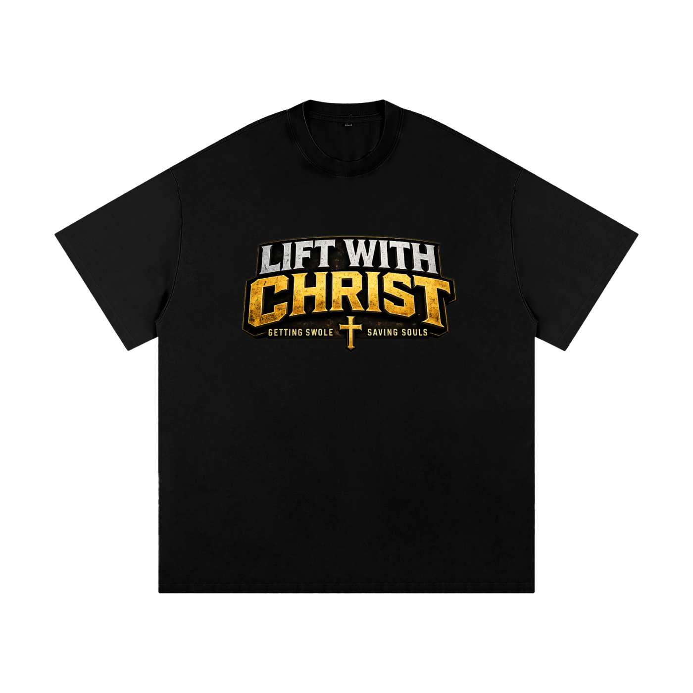 Lift With Christ Heavyweight Loose Fit T-Shirt