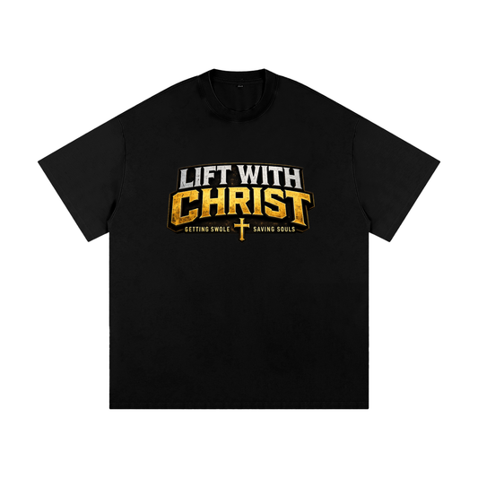 Lift With Christ Heavyweight Loose Fit T-Shirt