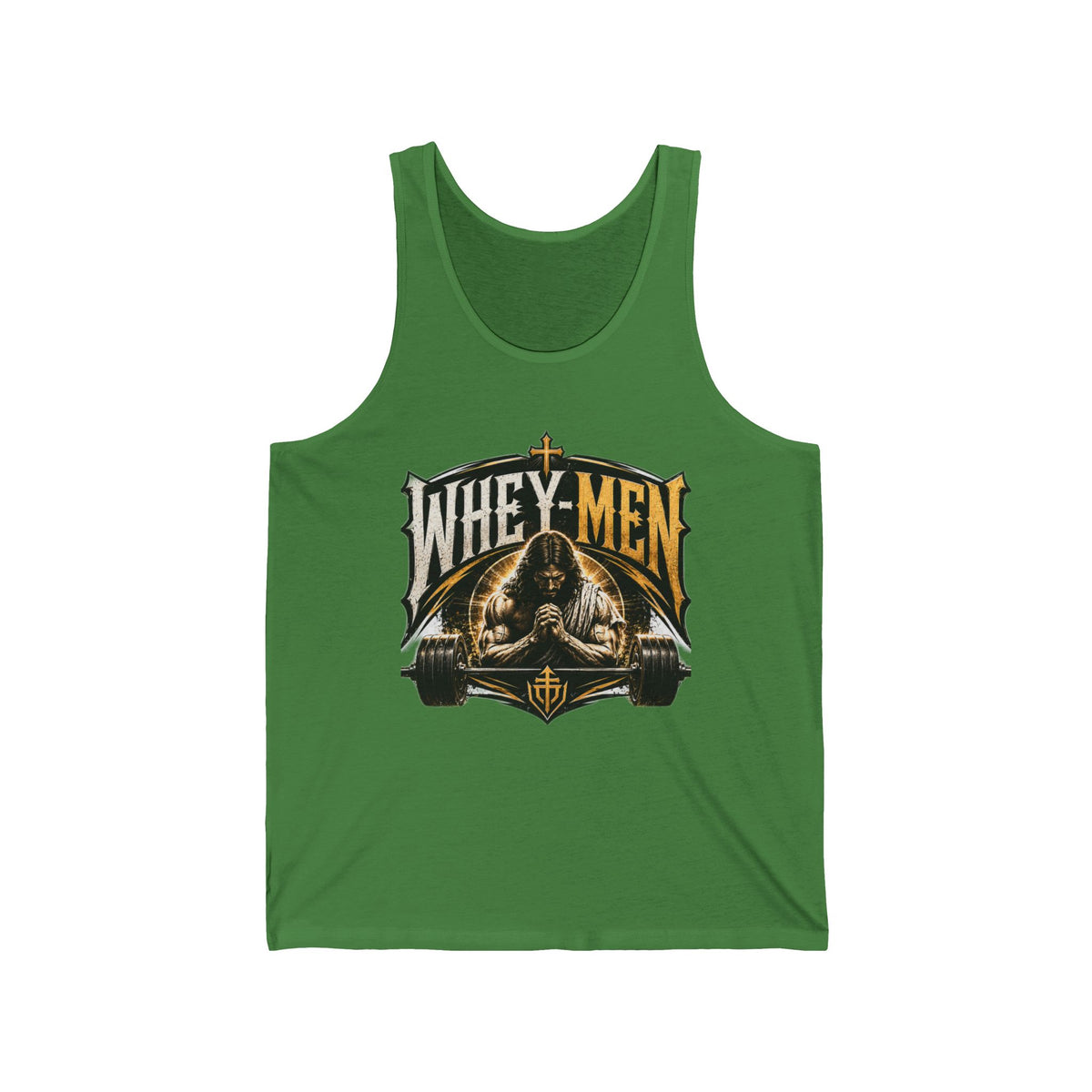 Whey-Men Gym Tank Top – Vintage Fitness Protein Humor Tank