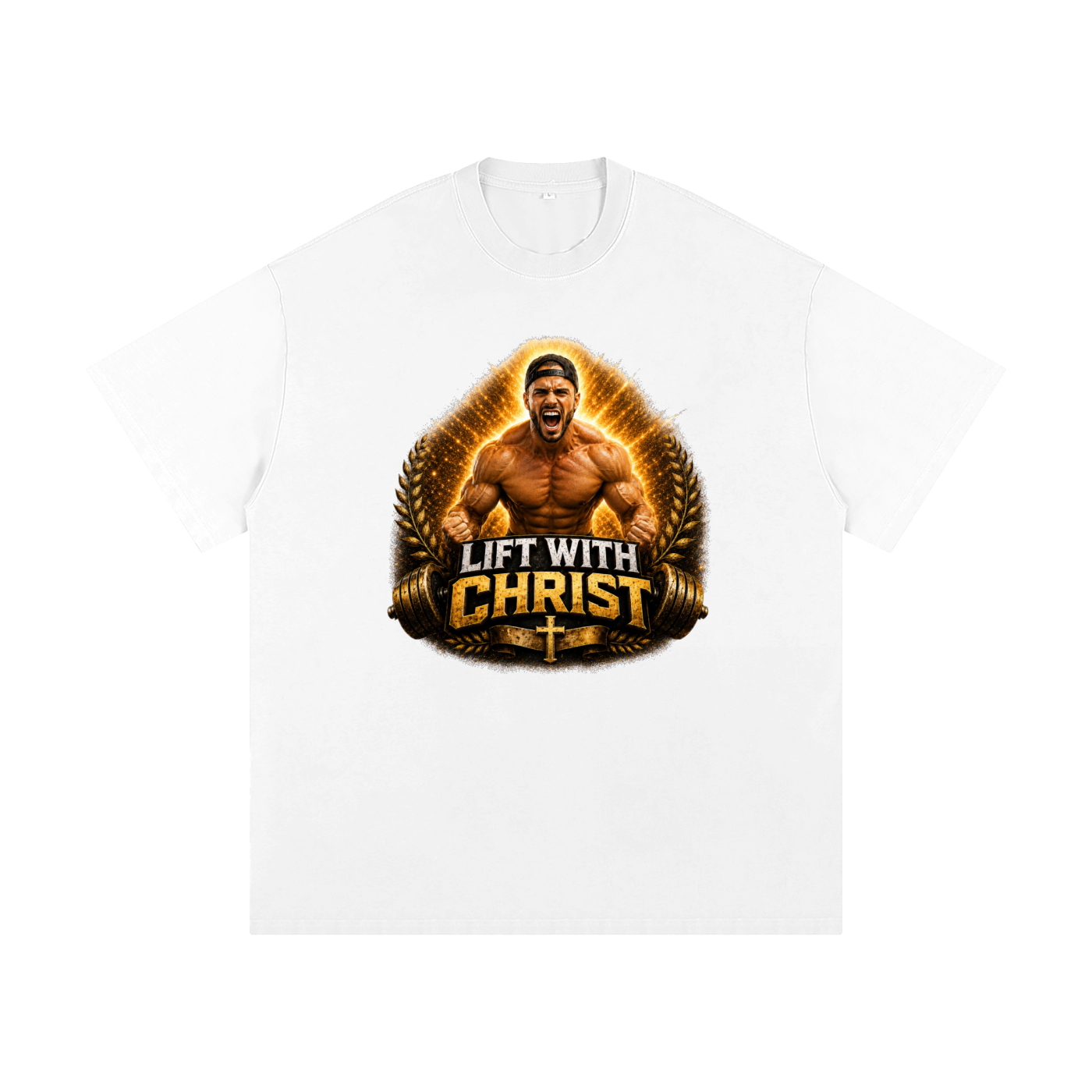 Lift With Christ Heavyweight Loose Fit T-Shirt