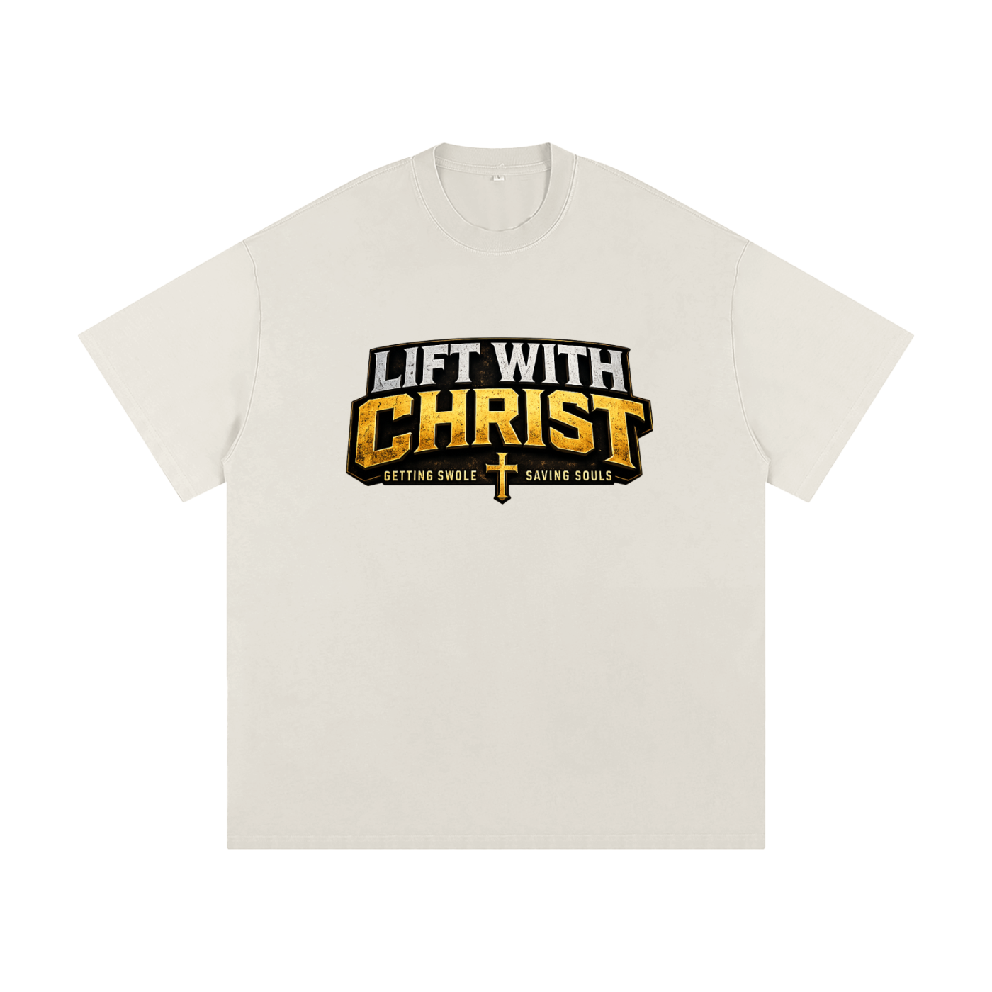 Lift With Christ Heavyweight Loose Fit T-Shirt