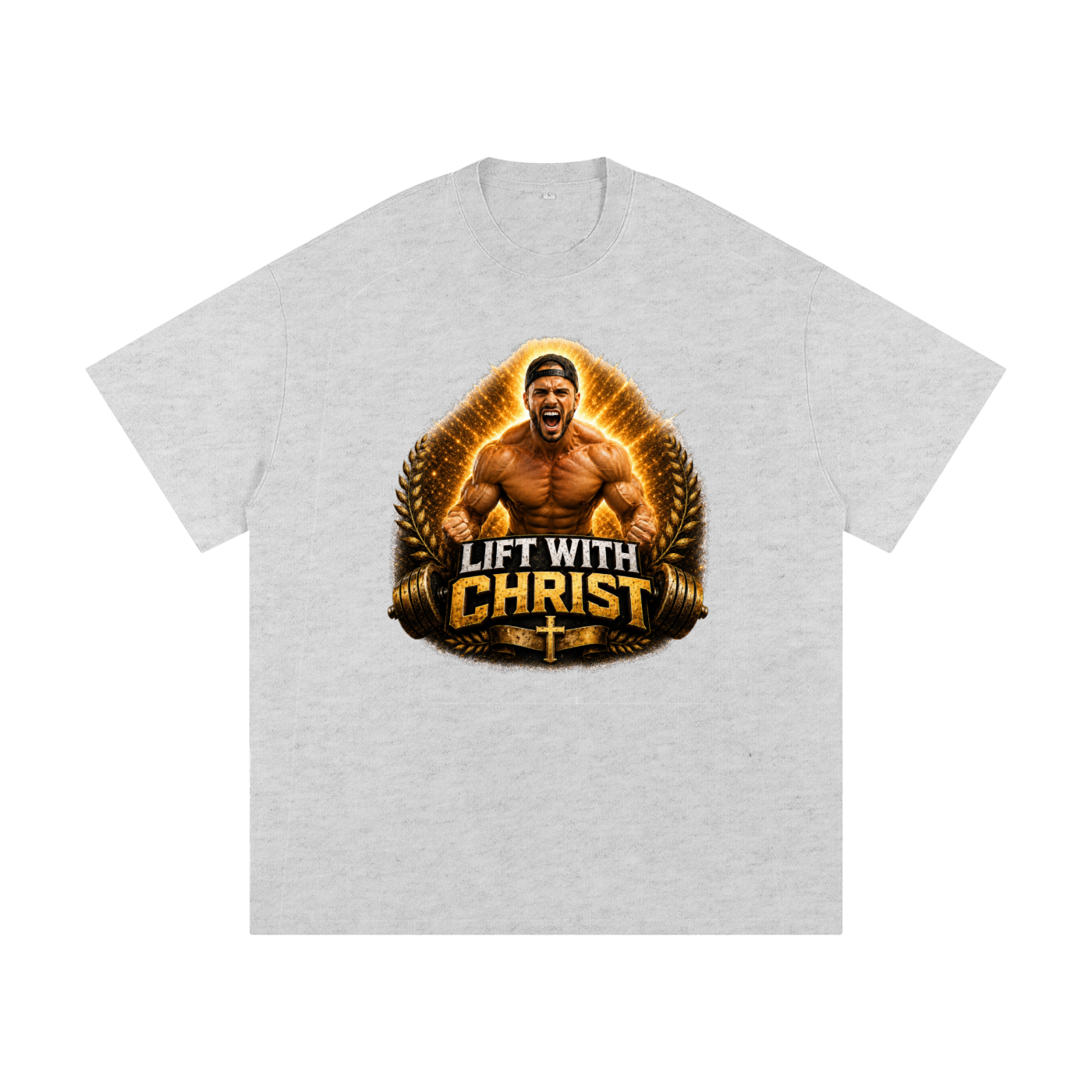 Lift With Christ Heavyweight Loose Fit T-Shirt