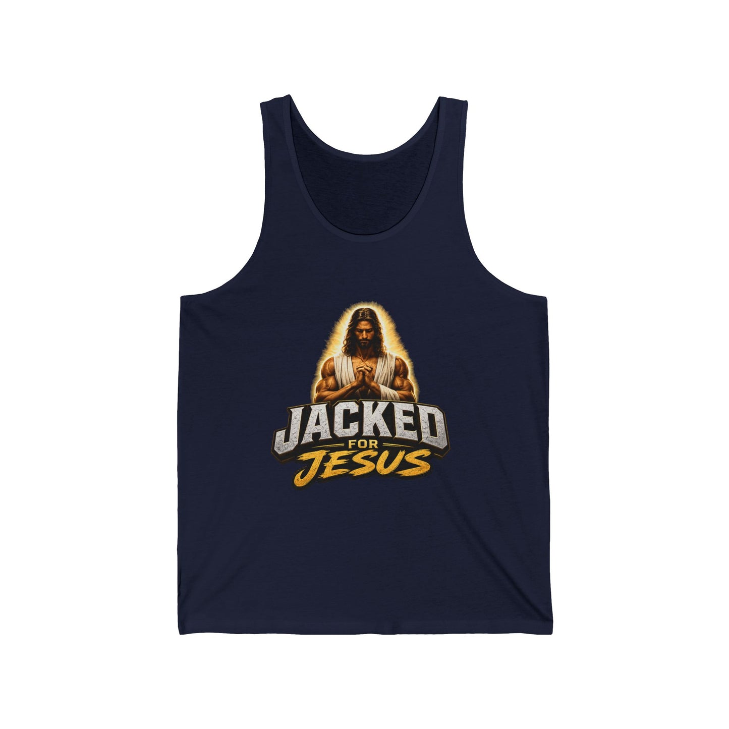 Jacked for Jesus Tank Top — Christian Gym Workout Tank