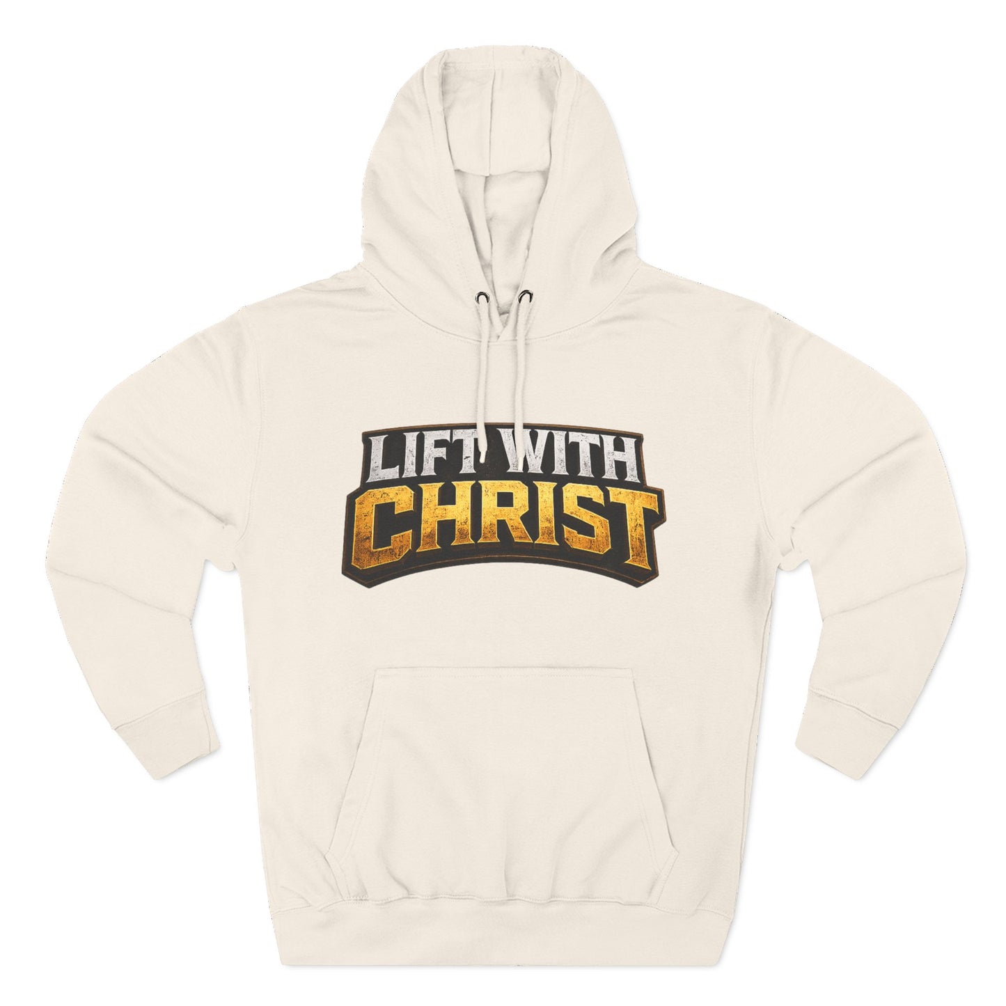 Lift With Christ Hoodie — Christian Fitness Graphic Hoodie
