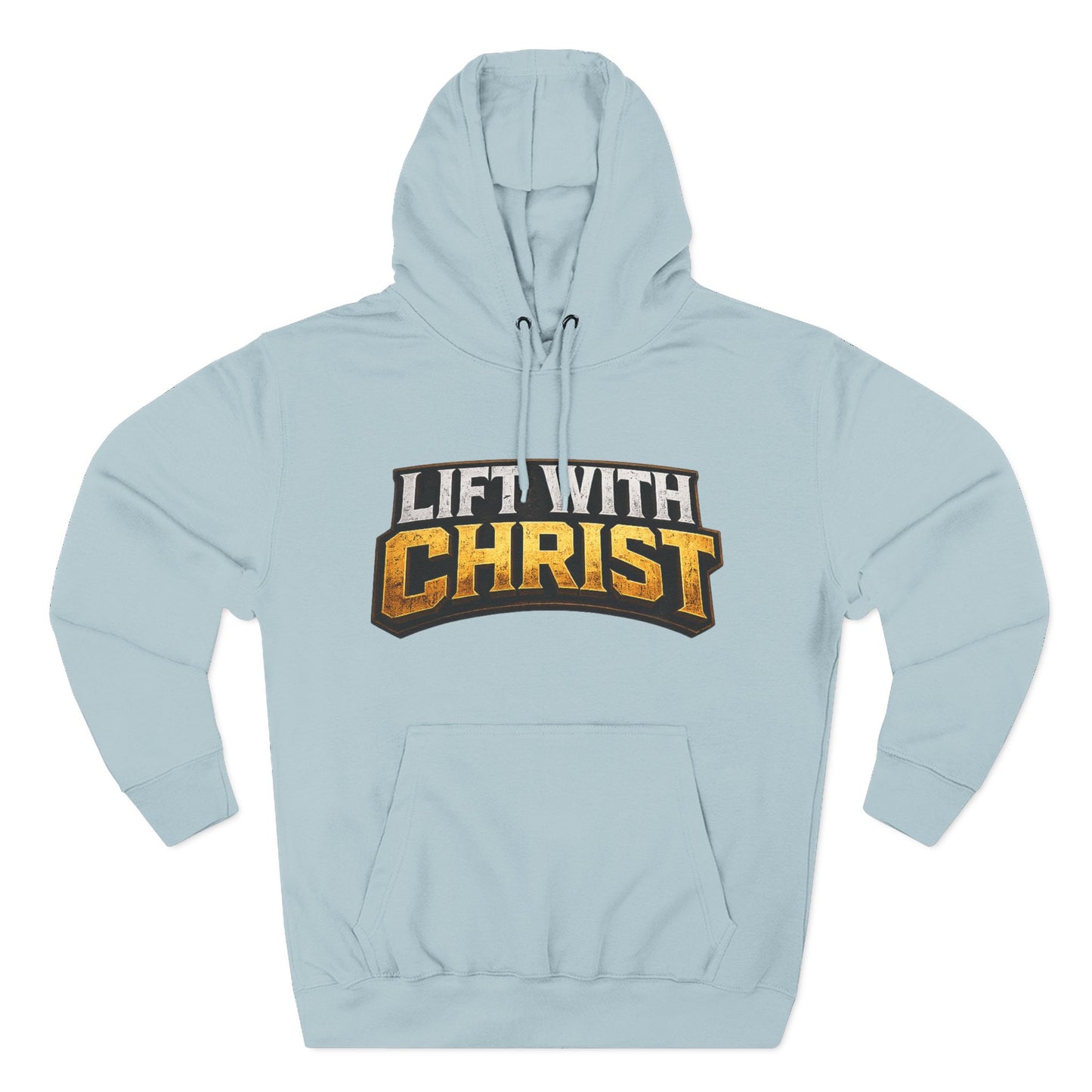 Lift With Christ Hoodie — Christian Fitness Graphic Hoodie