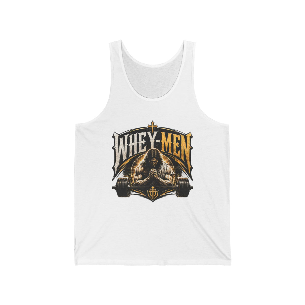 Whey-Men Gym Tank Top – Vintage Fitness Protein Humor Tank