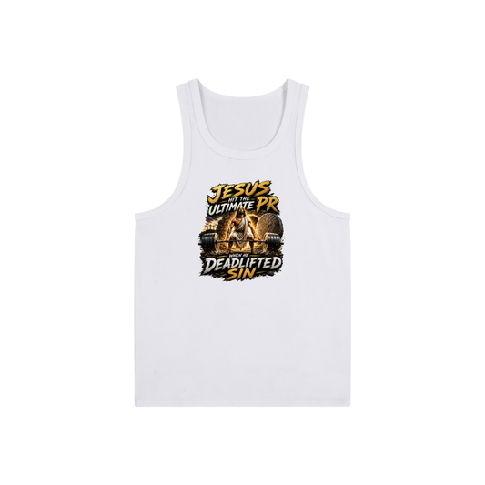 Jesus Deadlifted Sin Essential Performance Tank Top