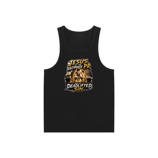 Jesus Deadlifted Sin Essential Performance Tank Top