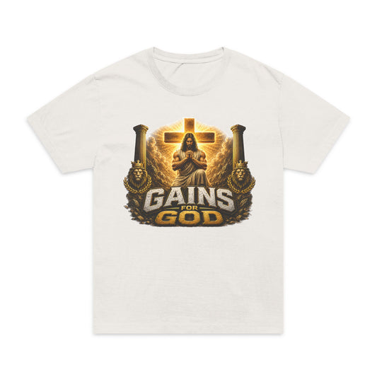 Gains for God T-Shirt — Faith & Fitness Workout Tee