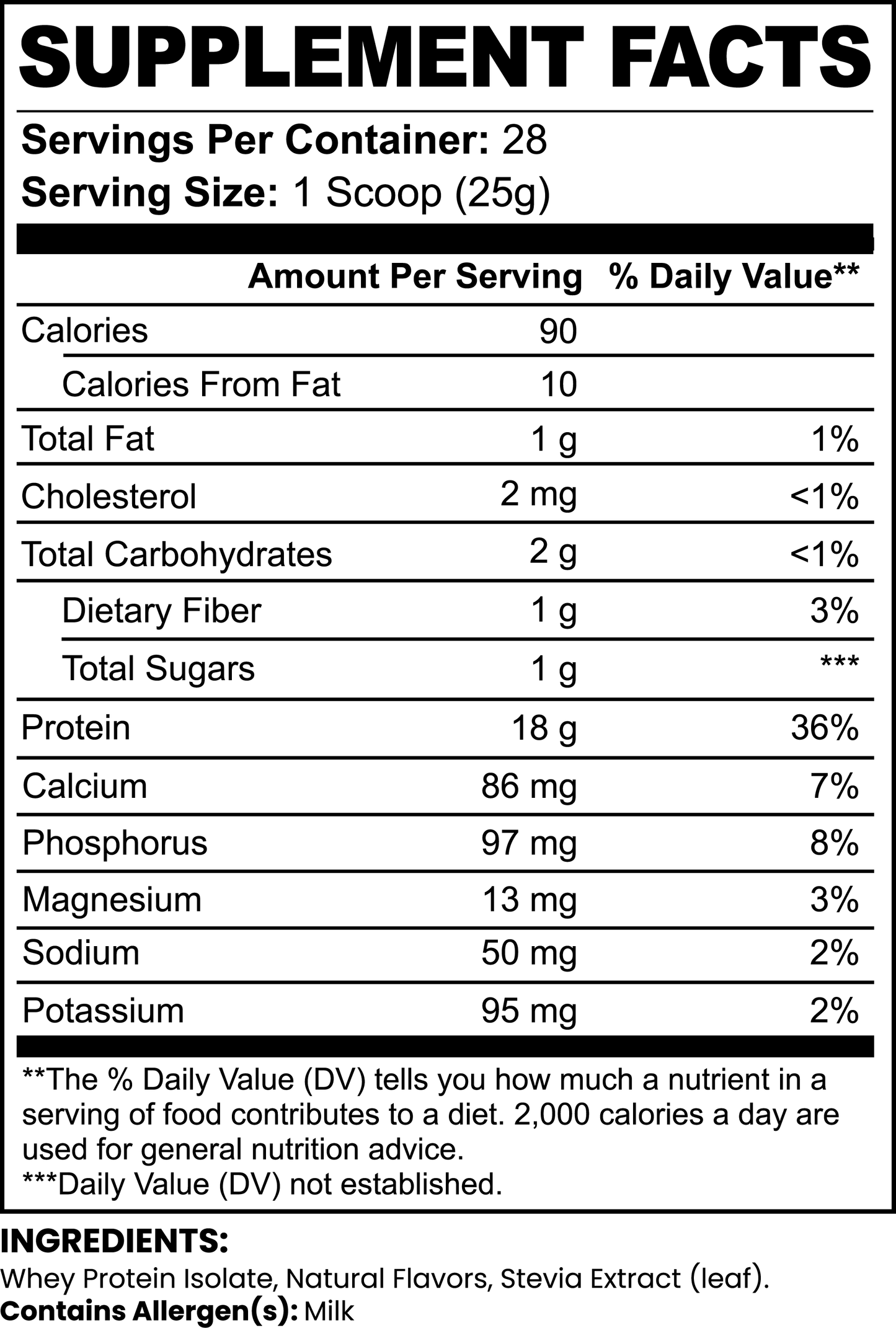 "Whey-Men" 100% Whey Protein Isolate (Chocolate)